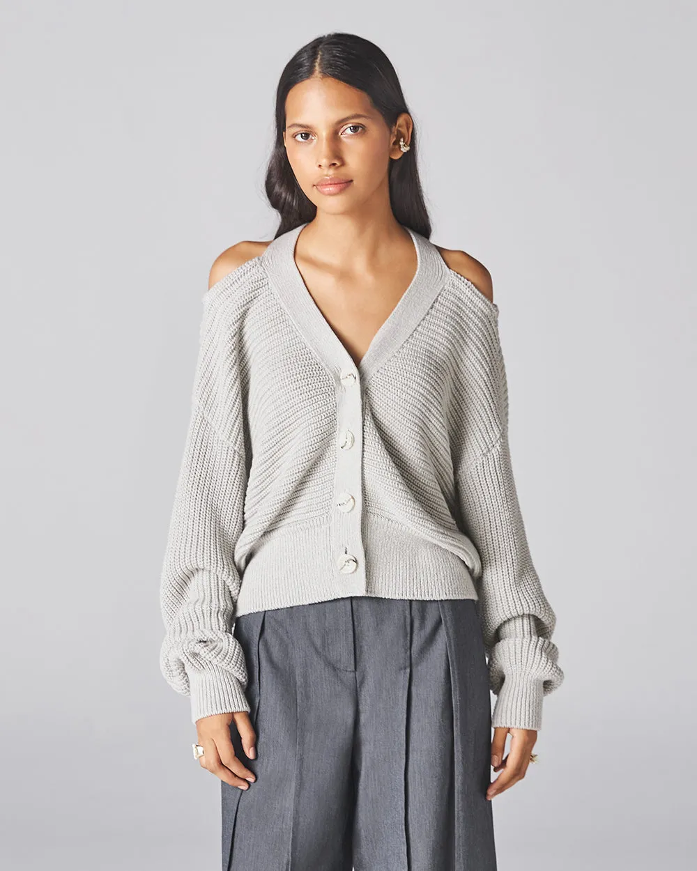 Grey Sora Cardigan