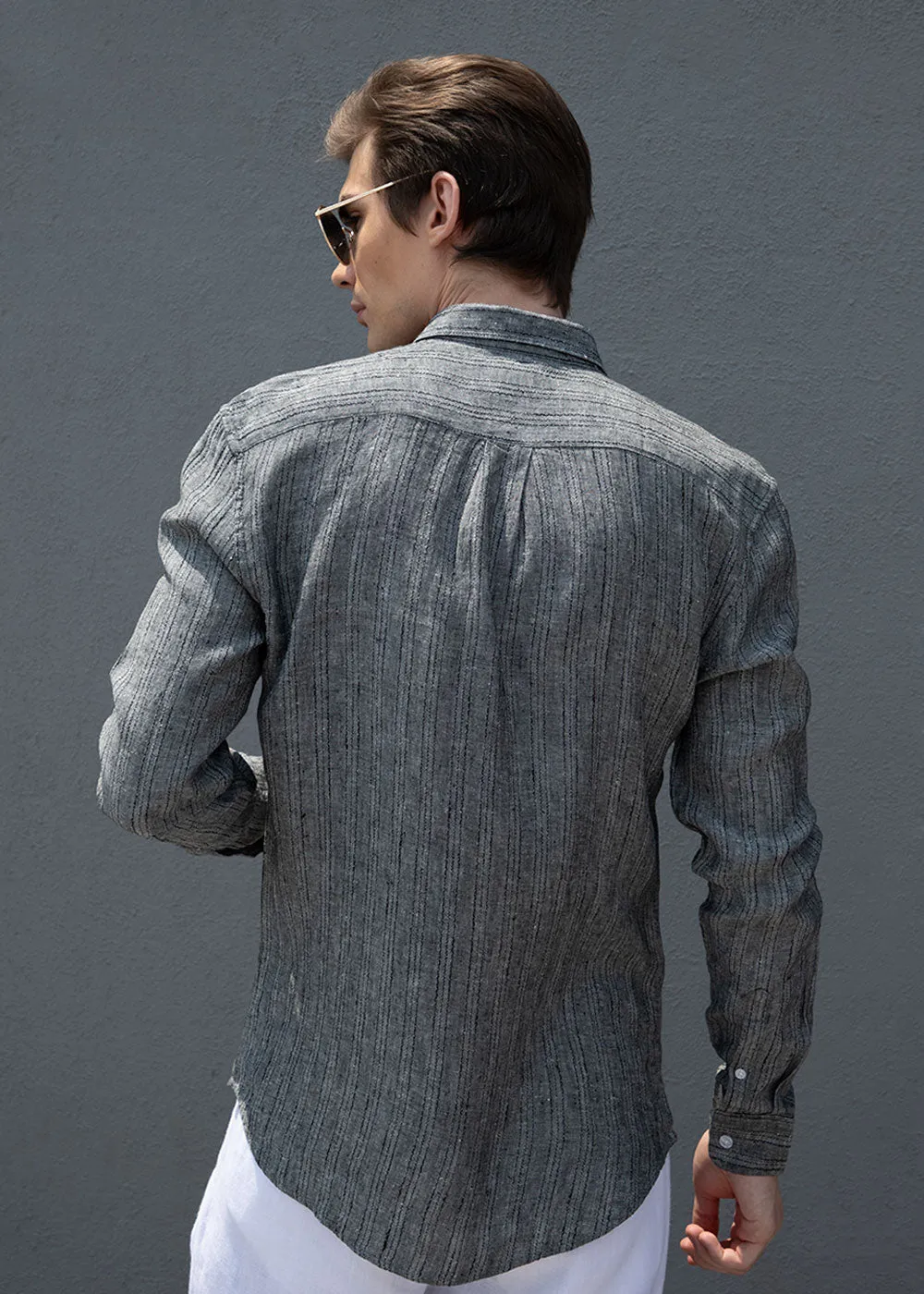 Gris Pure Irish Linen Shirt