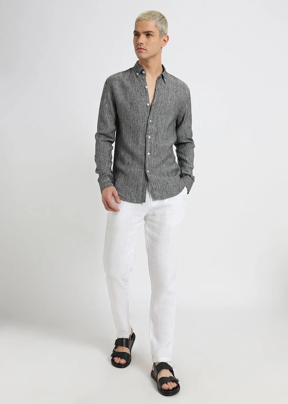 Gris Pure Irish Linen Shirt