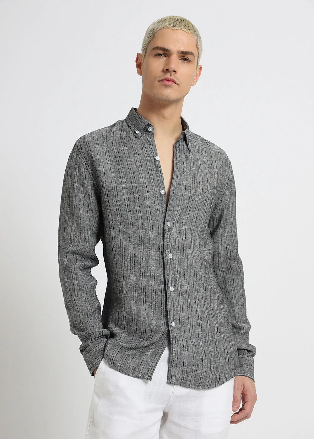 Gris Pure Irish Linen Shirt