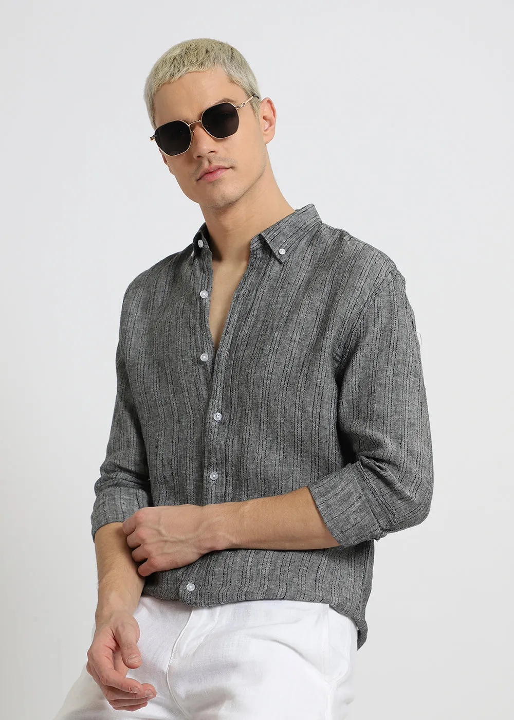 Gris Pure Irish Linen Shirt