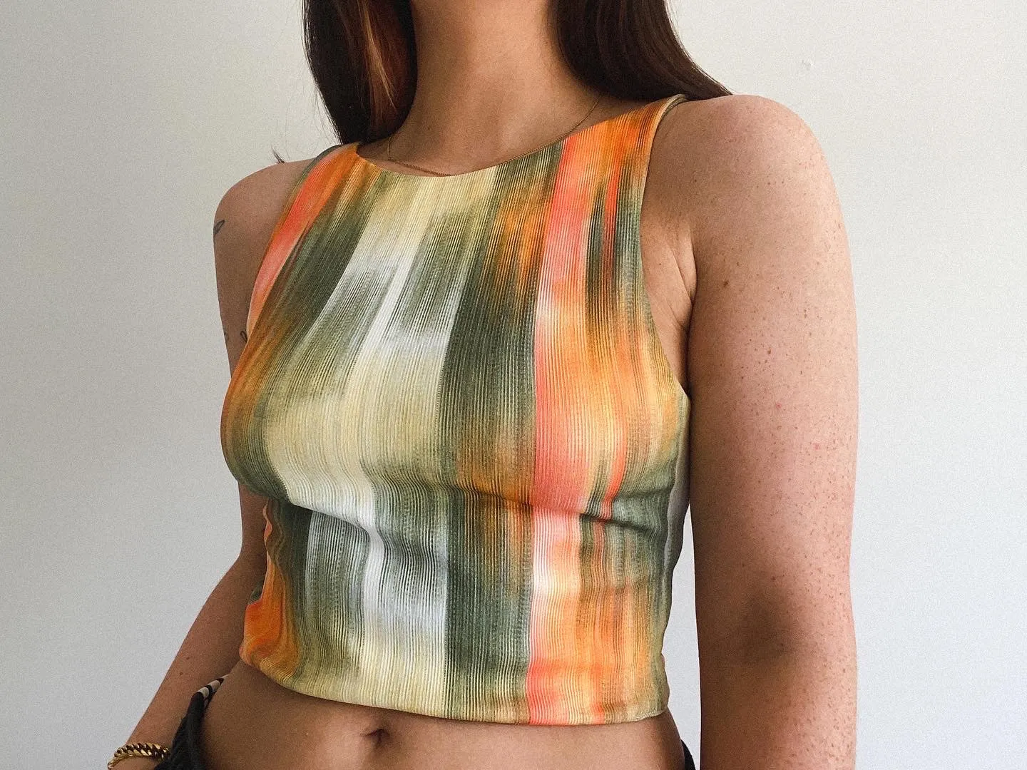 High Neck/Scoop Crop