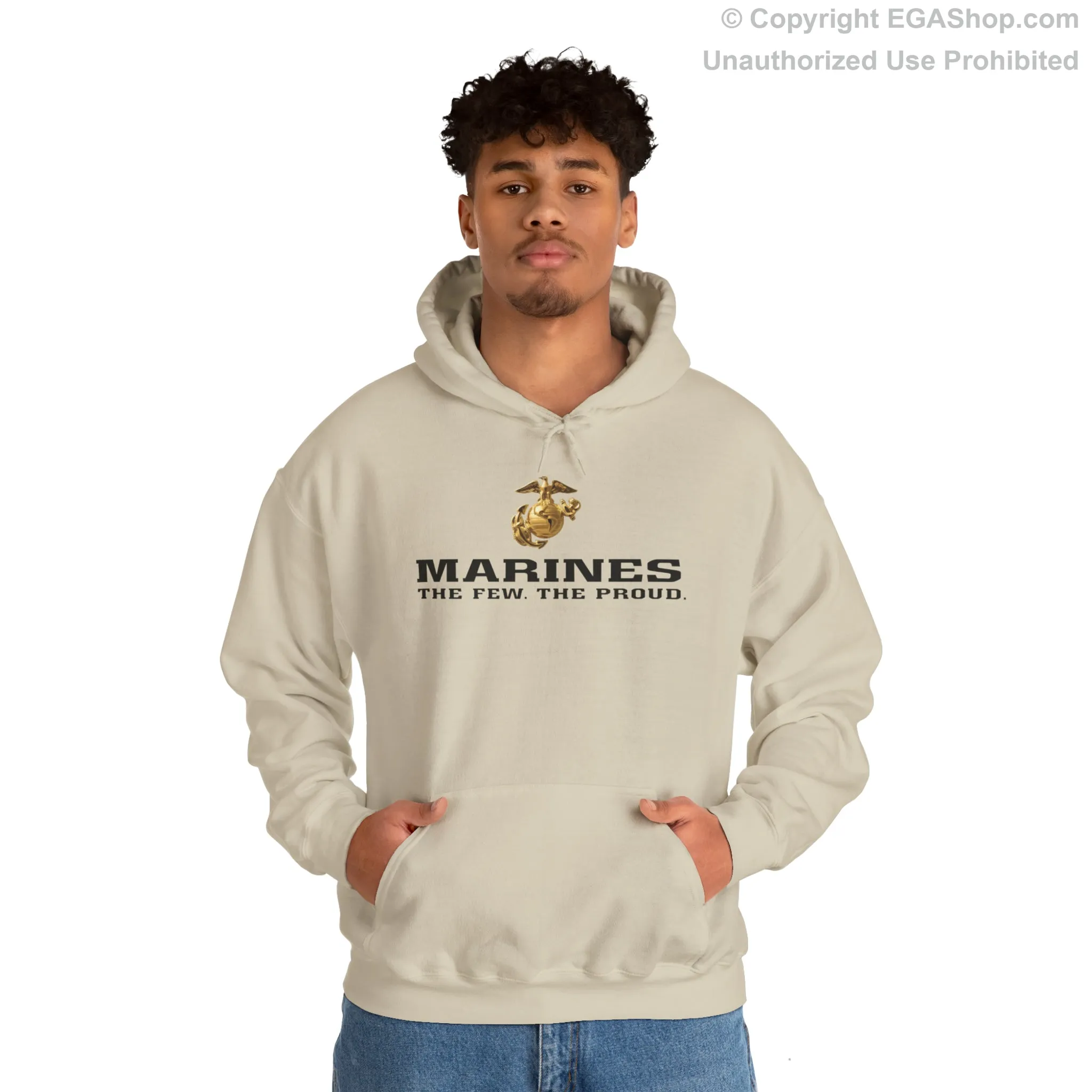 Hoodie: Marines. The Few. The Proud. (color choices)