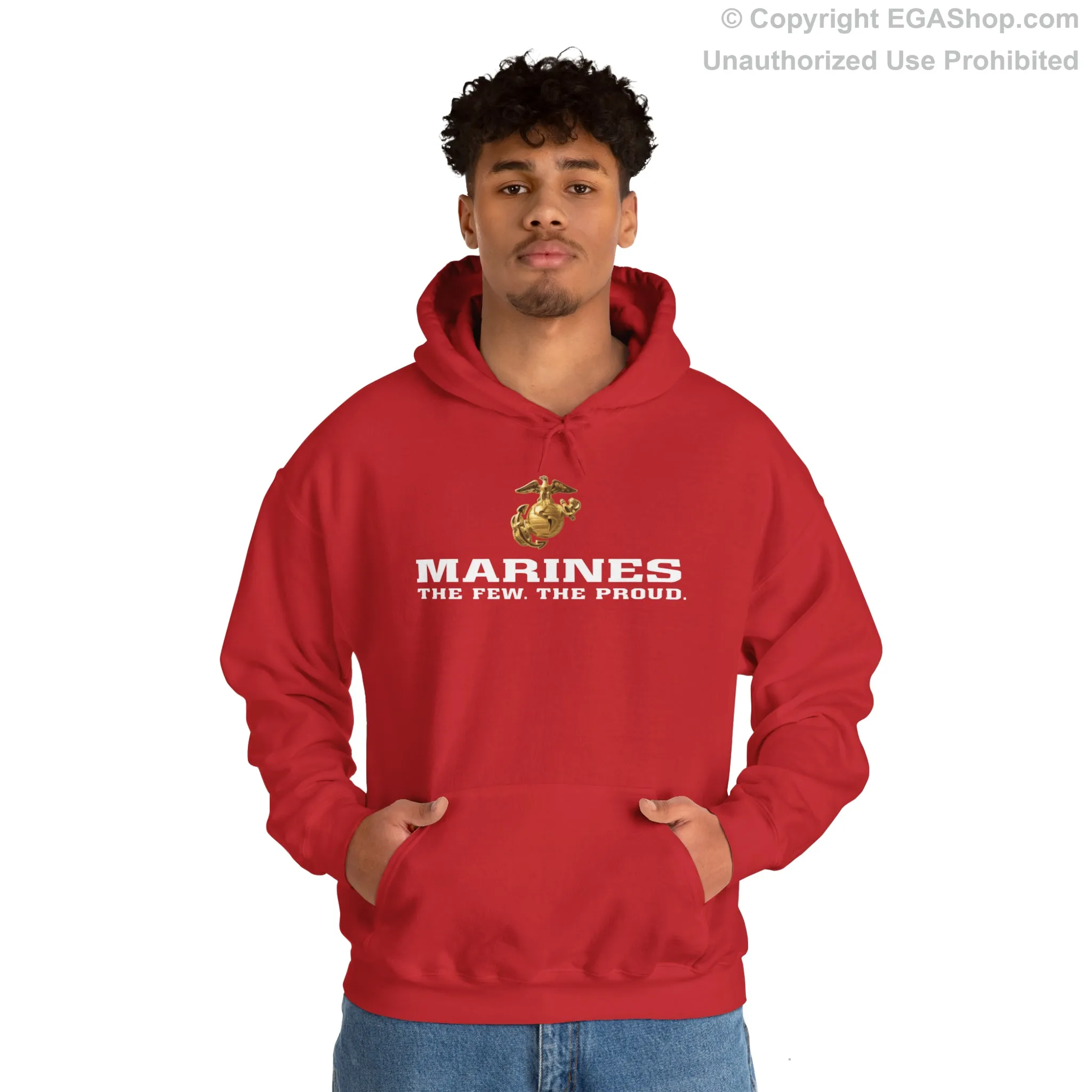 Hoodie: Marines. The Few. The Proud. (color choices)