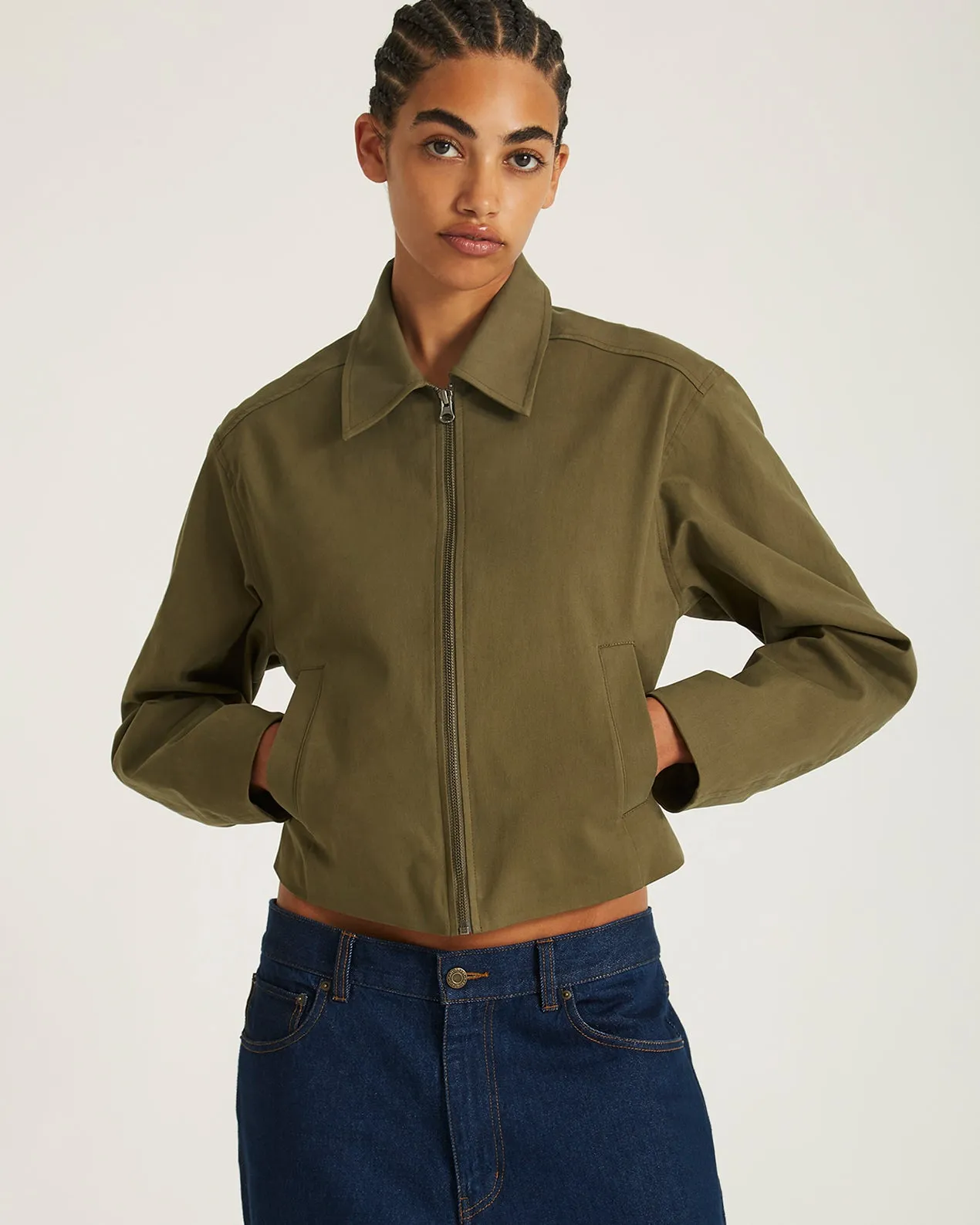 Jiao Sanded Twill Jacket