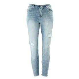 Kenneth Cole New York Women's Jess Skinny Distressed Jeans