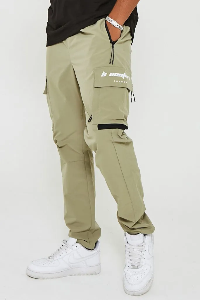 King Street Cargo Pants 2 Pack - Khaki/Dark Grey