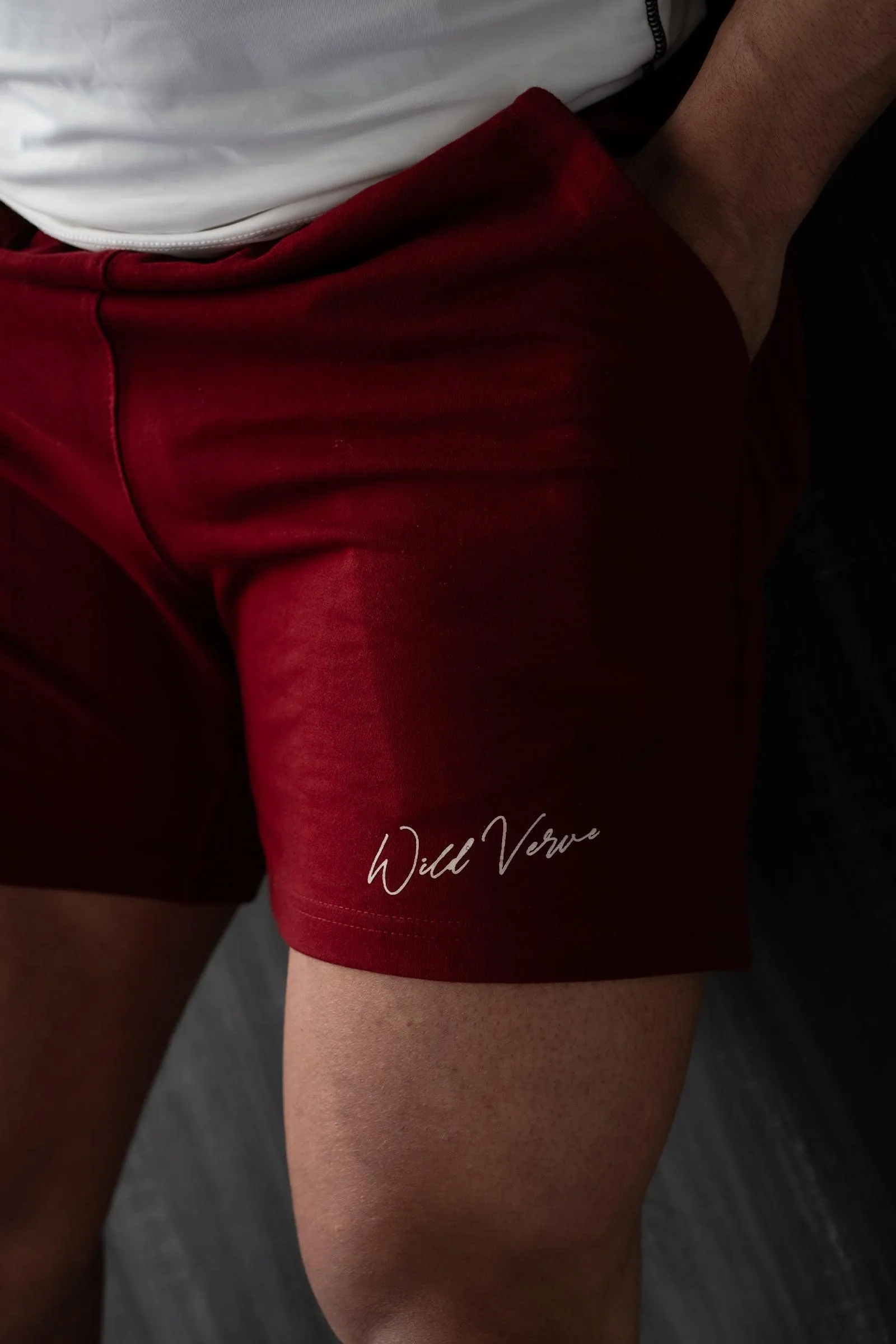 LEGACY WILD VERVE FLEX SHORTS: SIGNATURE EDITION (MEHROON)