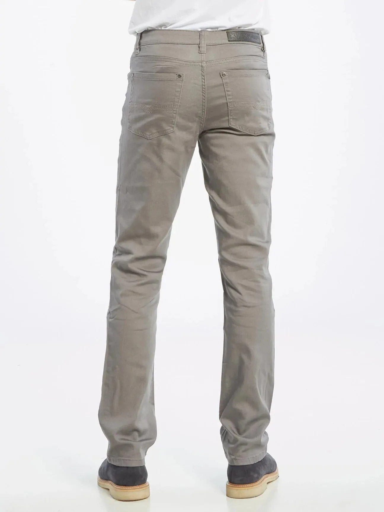 Lois Brad Slim Twill Pant Grey