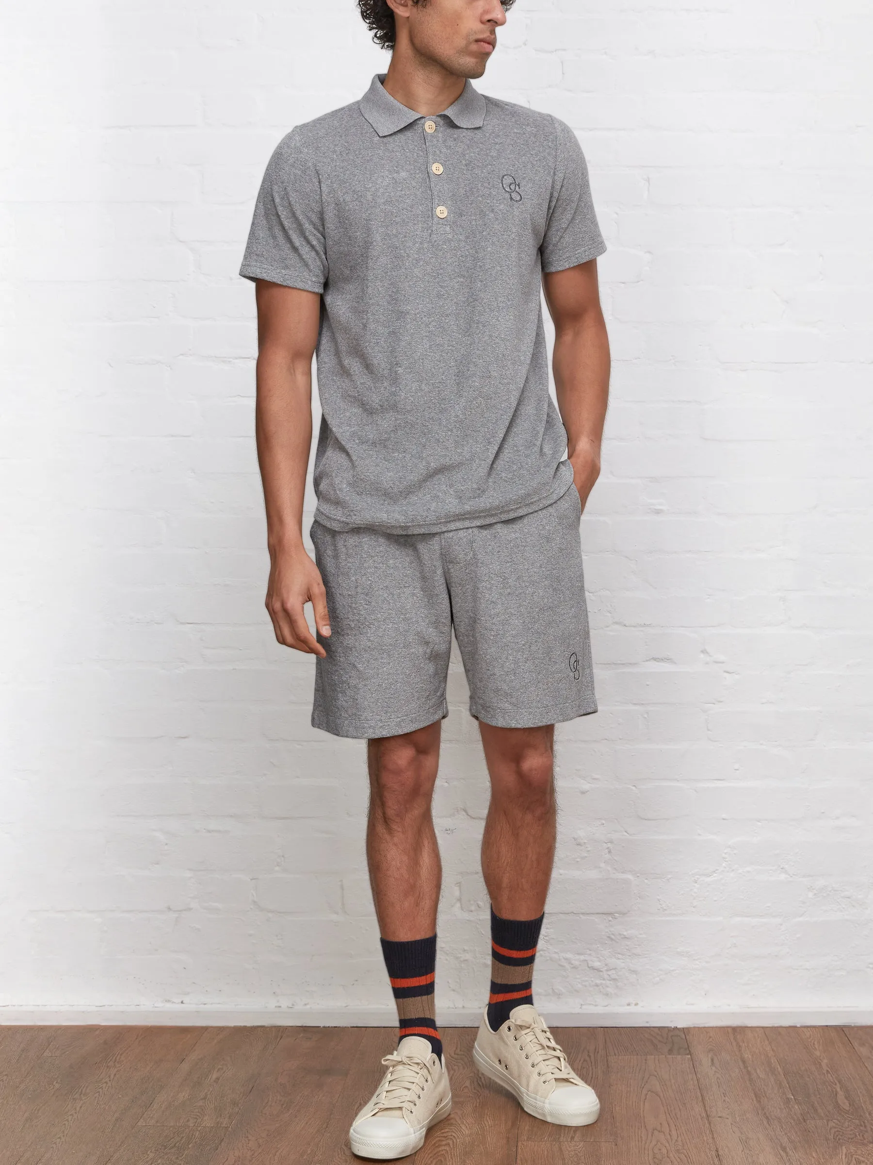 Lounge Polo Shirt Ashbourne Grey