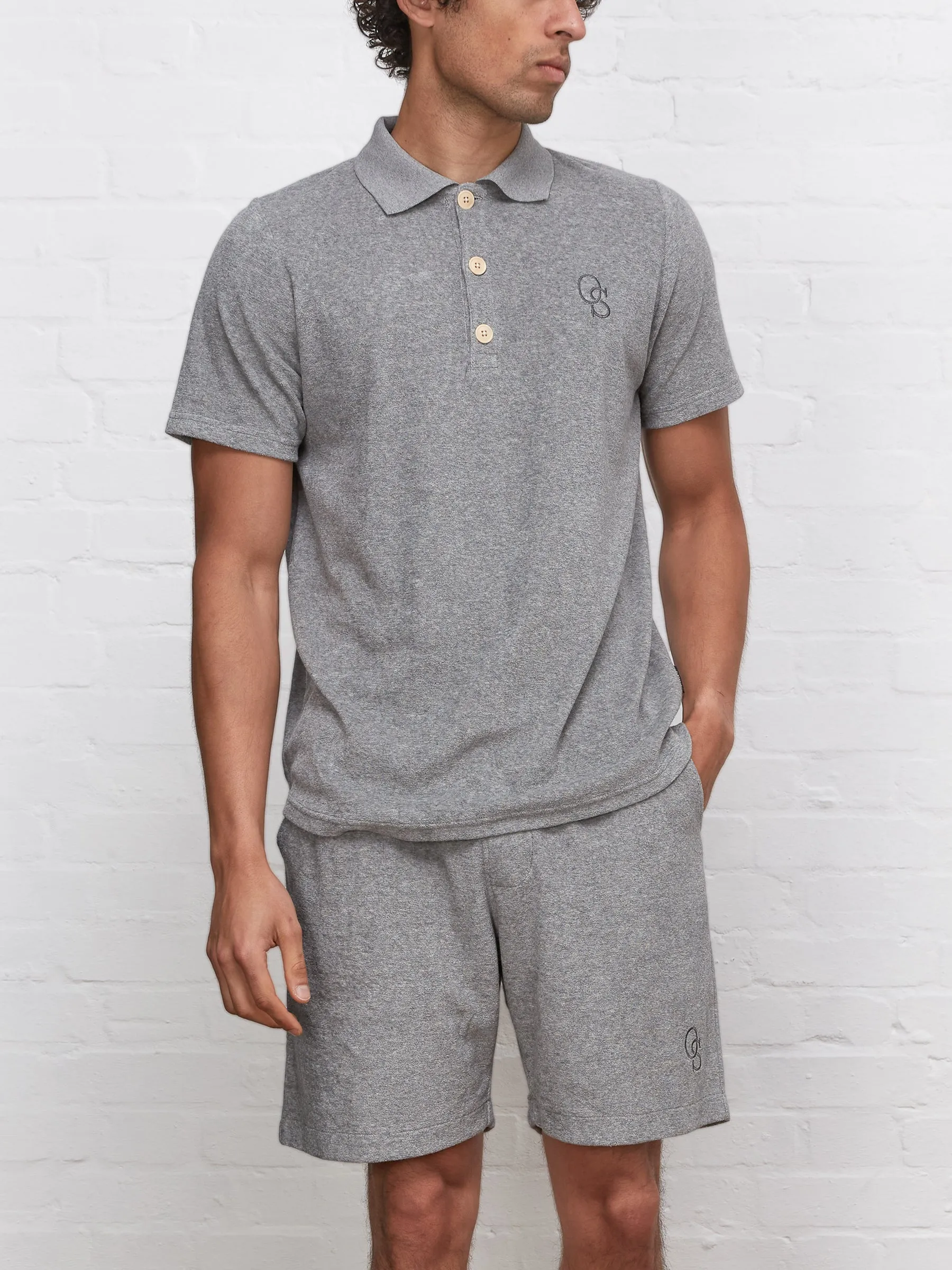 Lounge Polo Shirt Ashbourne Grey