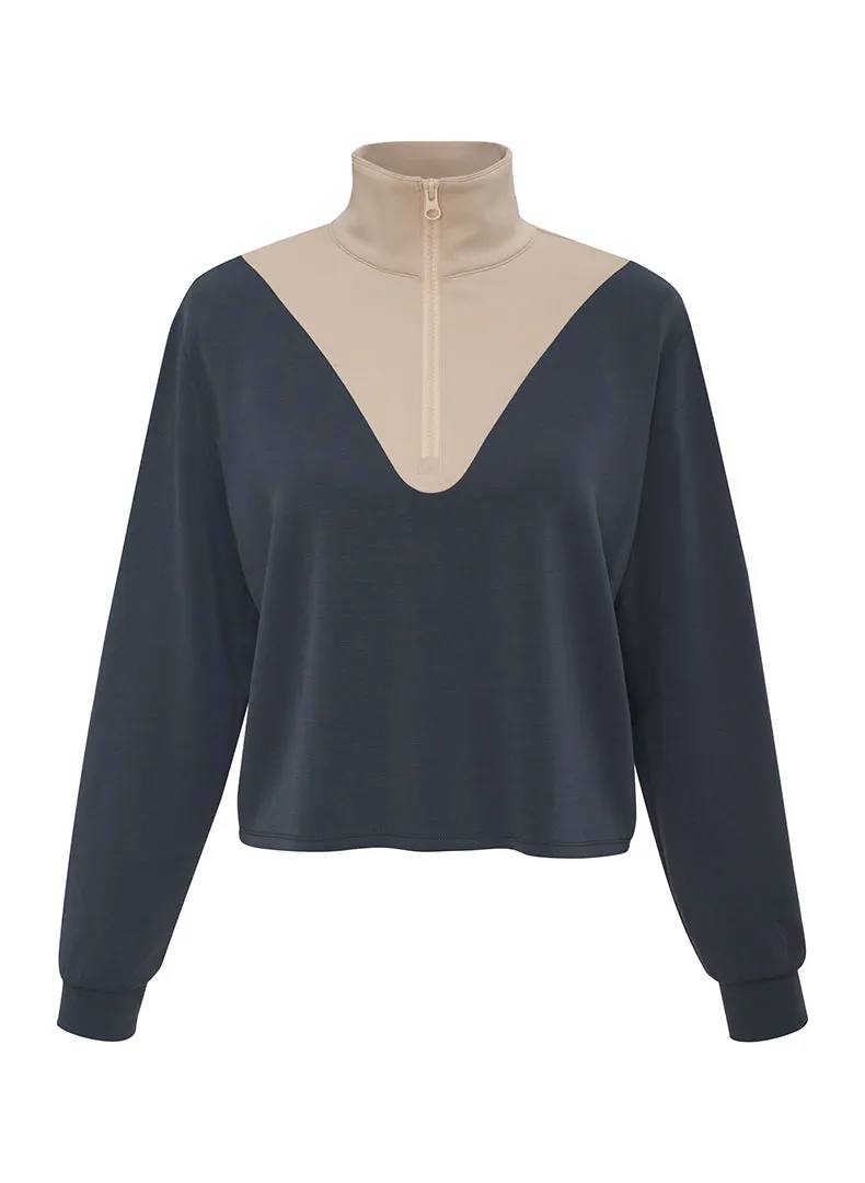 Luxe Half Zip Pullover