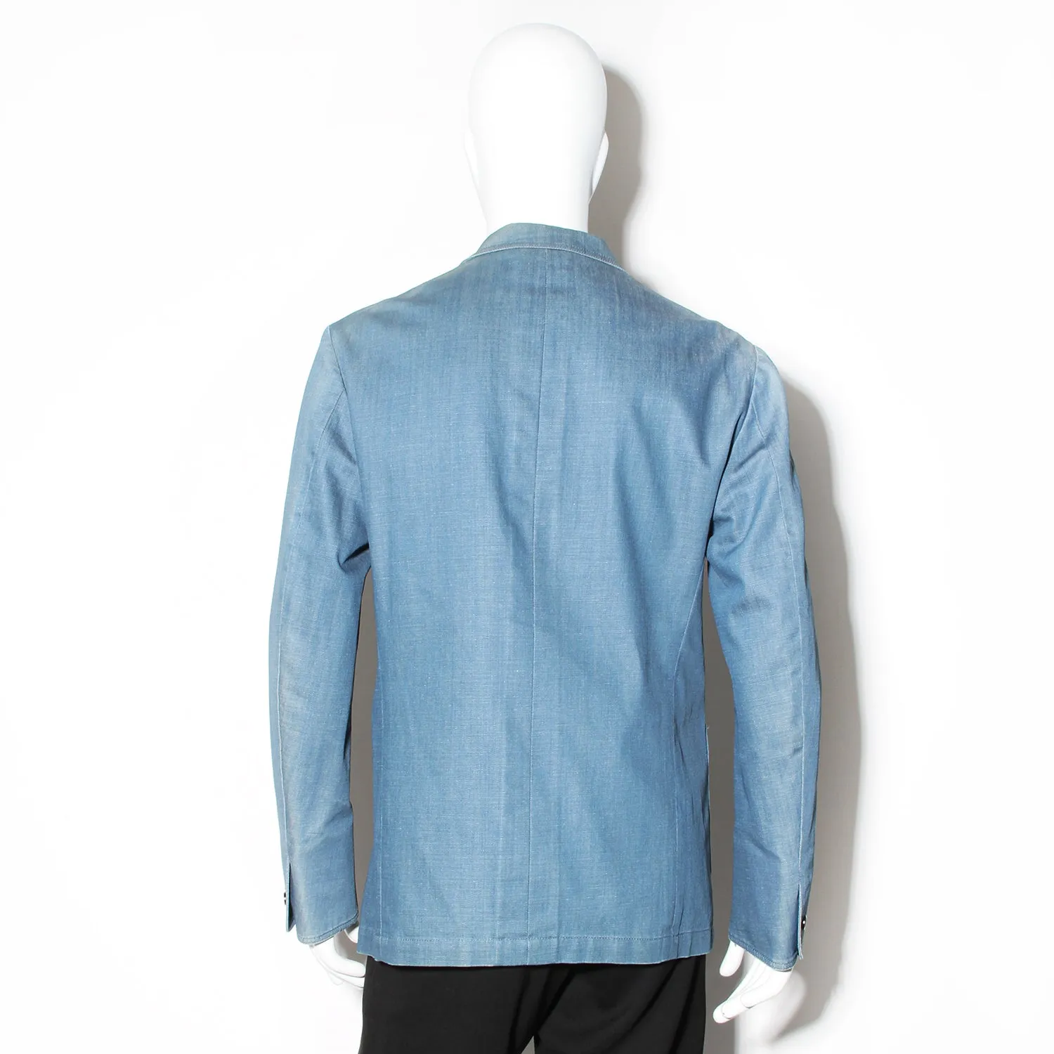 Men's Blue Denim Blazer