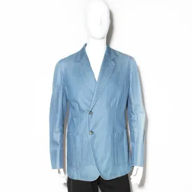 Men's Blue Denim Blazer