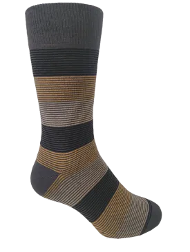 Mens Cotton Multicolour Stripe 3pk