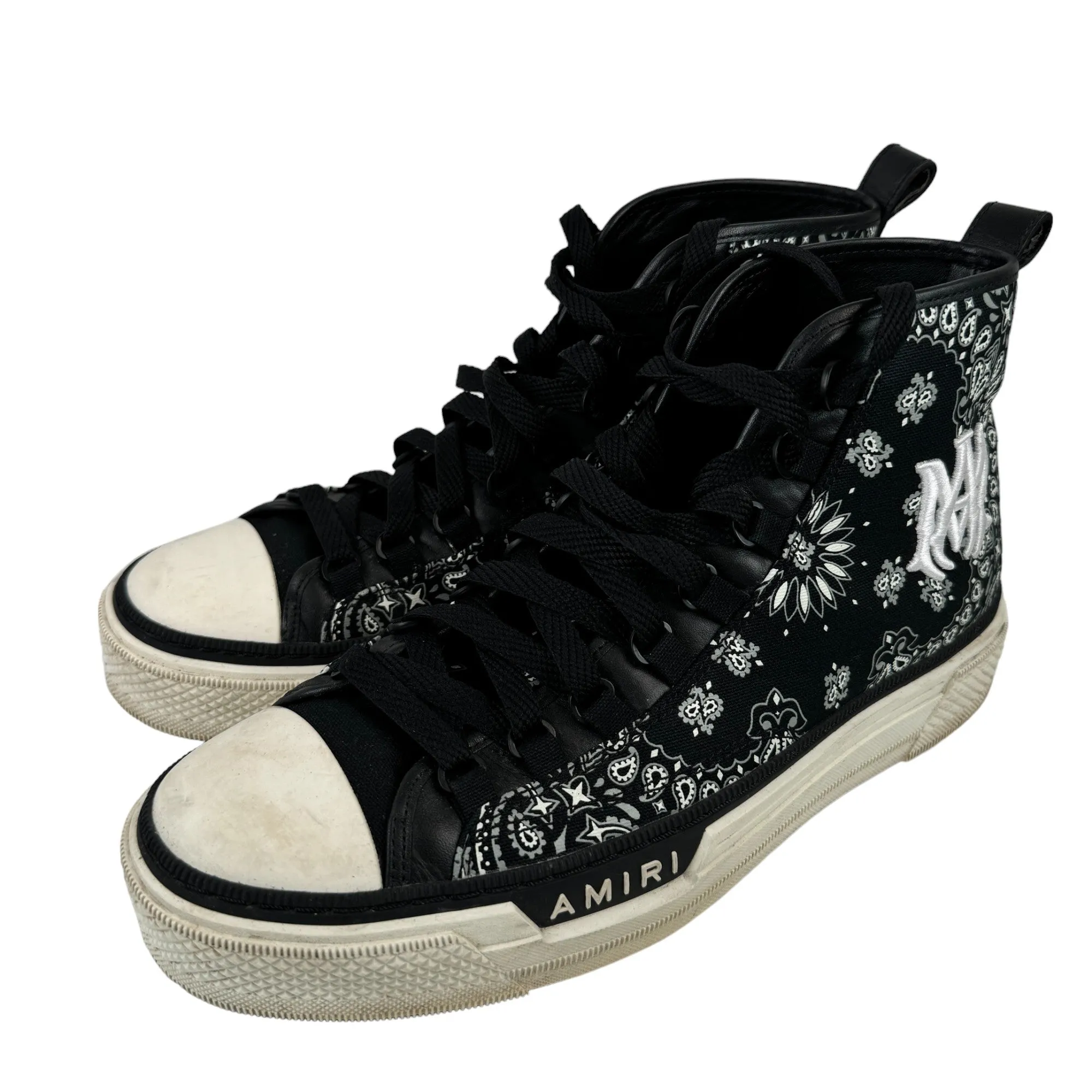 Men's Court Bandanna High Trainers Black Size EU 44 / UK 10