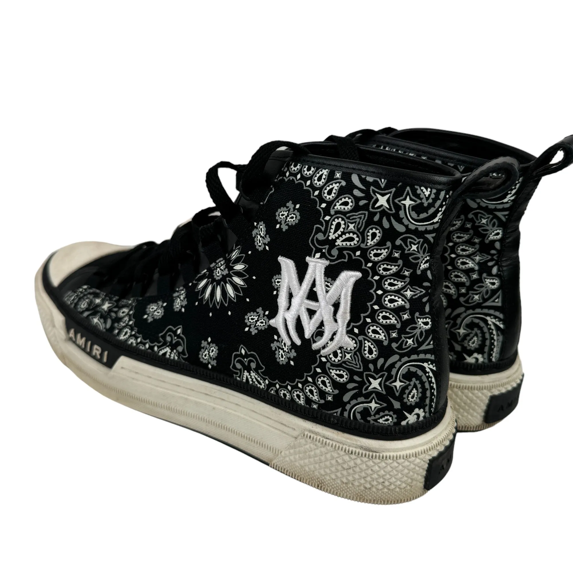 Men's Court Bandanna High Trainers Black Size EU 44 / UK 10