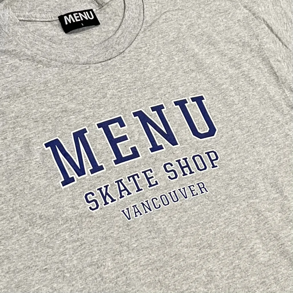 Menu MSV T-Shirt - Heather Grey