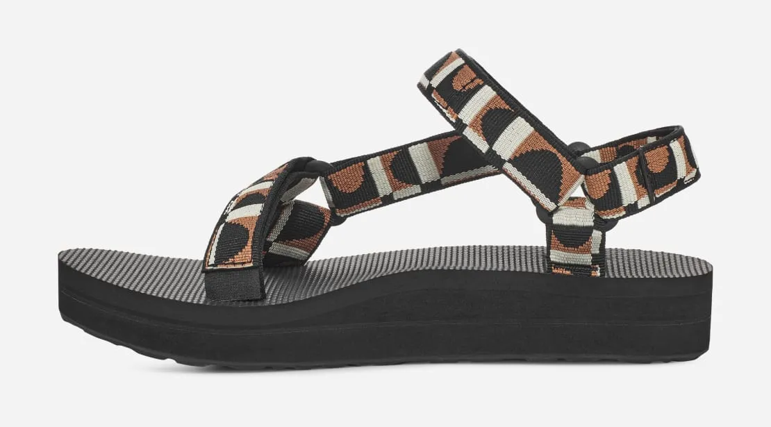 Midform Universal Sandal in Bounce Black/Lion