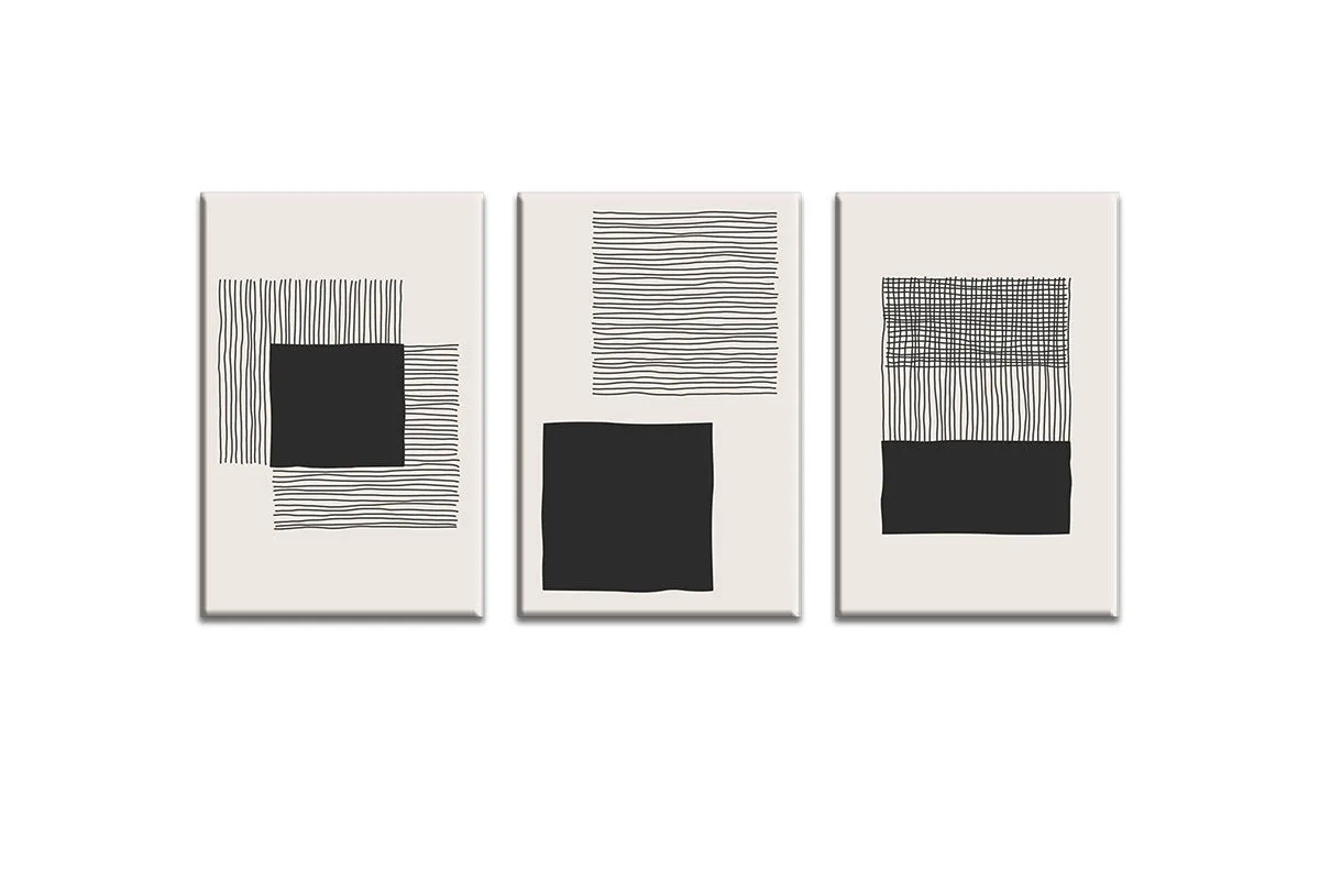 Minimalist Abstract 14ABC | Set of 3 | Abstract Wall Art Print