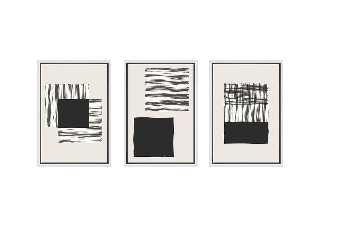 Minimalist Abstract 14ABC | Set of 3 | Abstract Wall Art Print