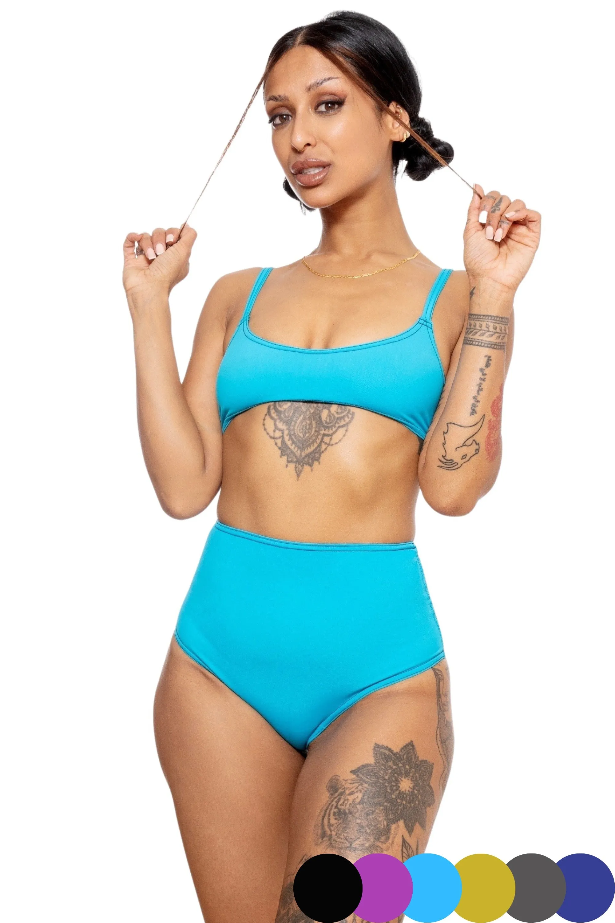 MONDELLO crop top bikini set