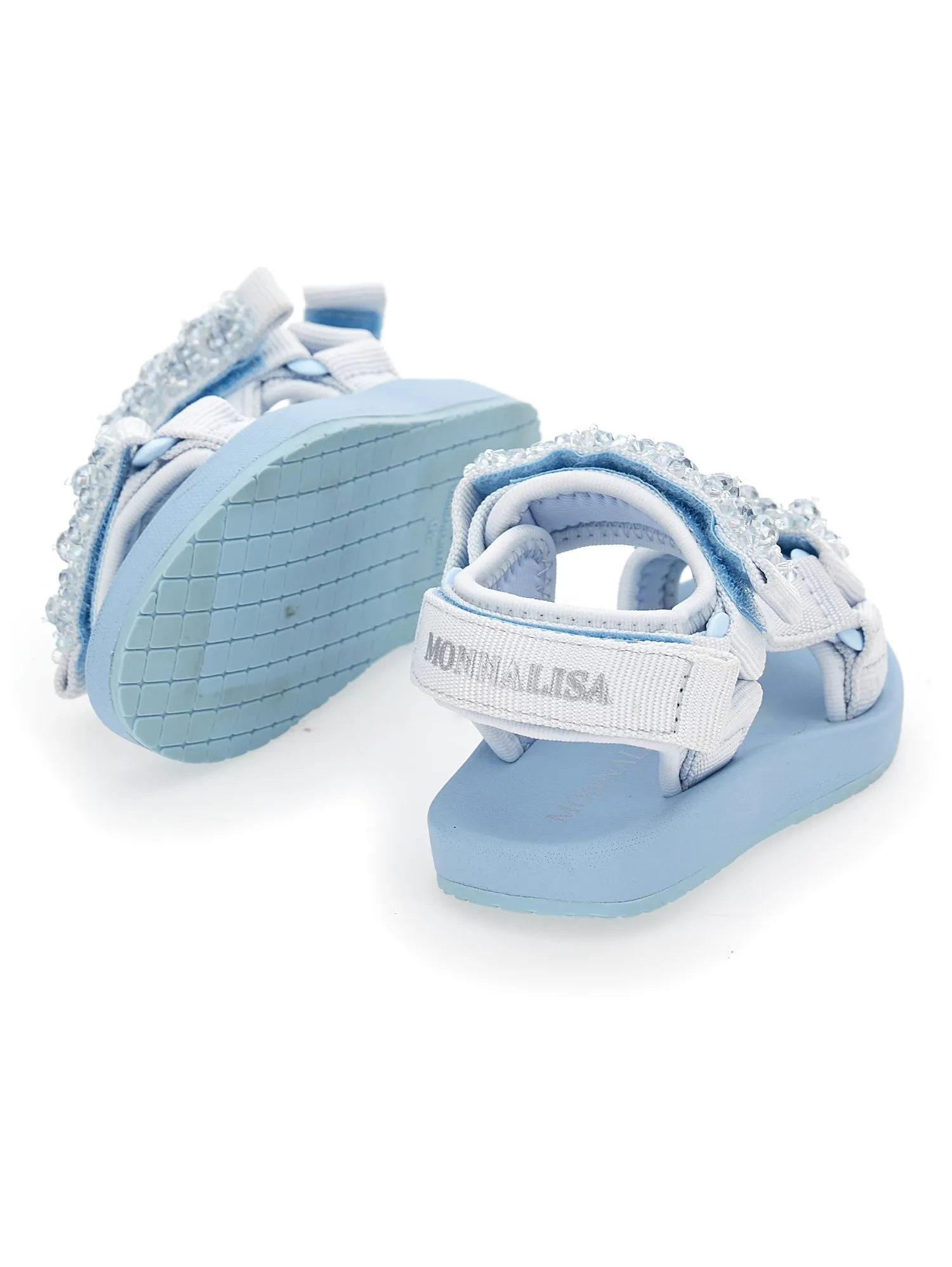 Monnalisa - Blue Pearl Sandals