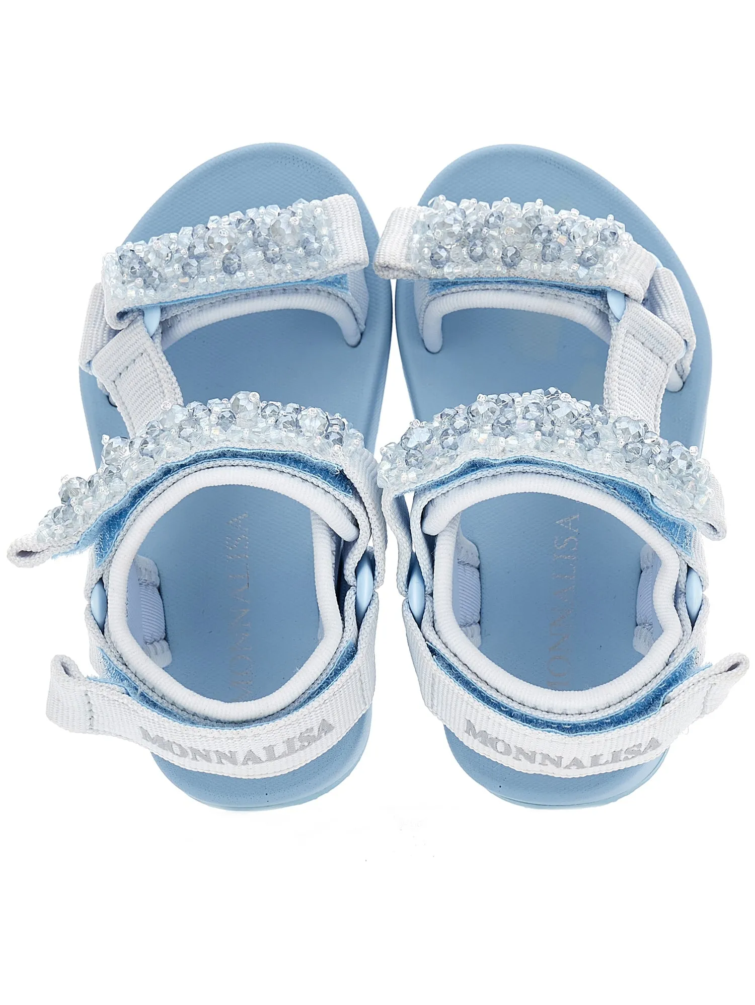 Monnalisa - Blue Pearl Sandals