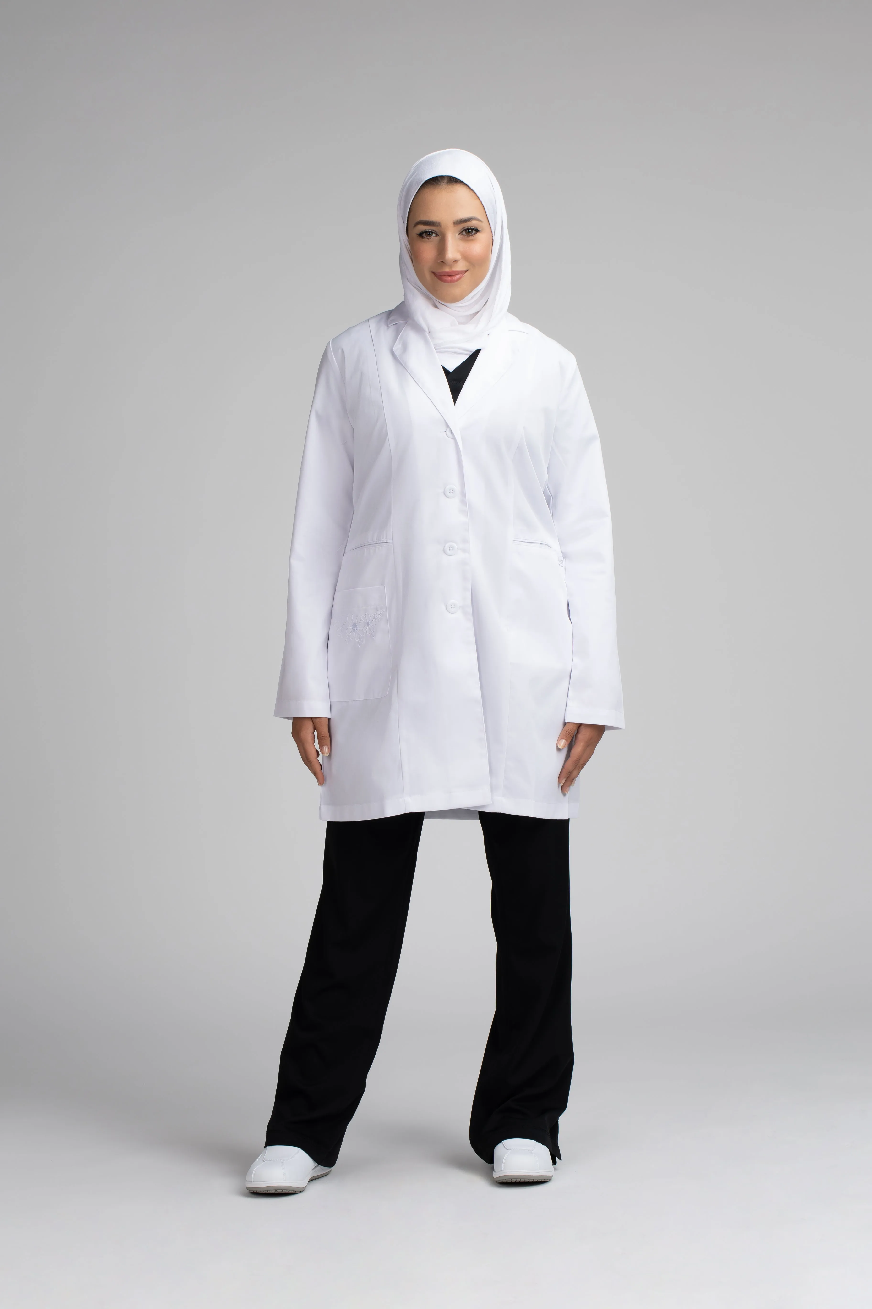 Narjes Women's Embroidered Labcoat