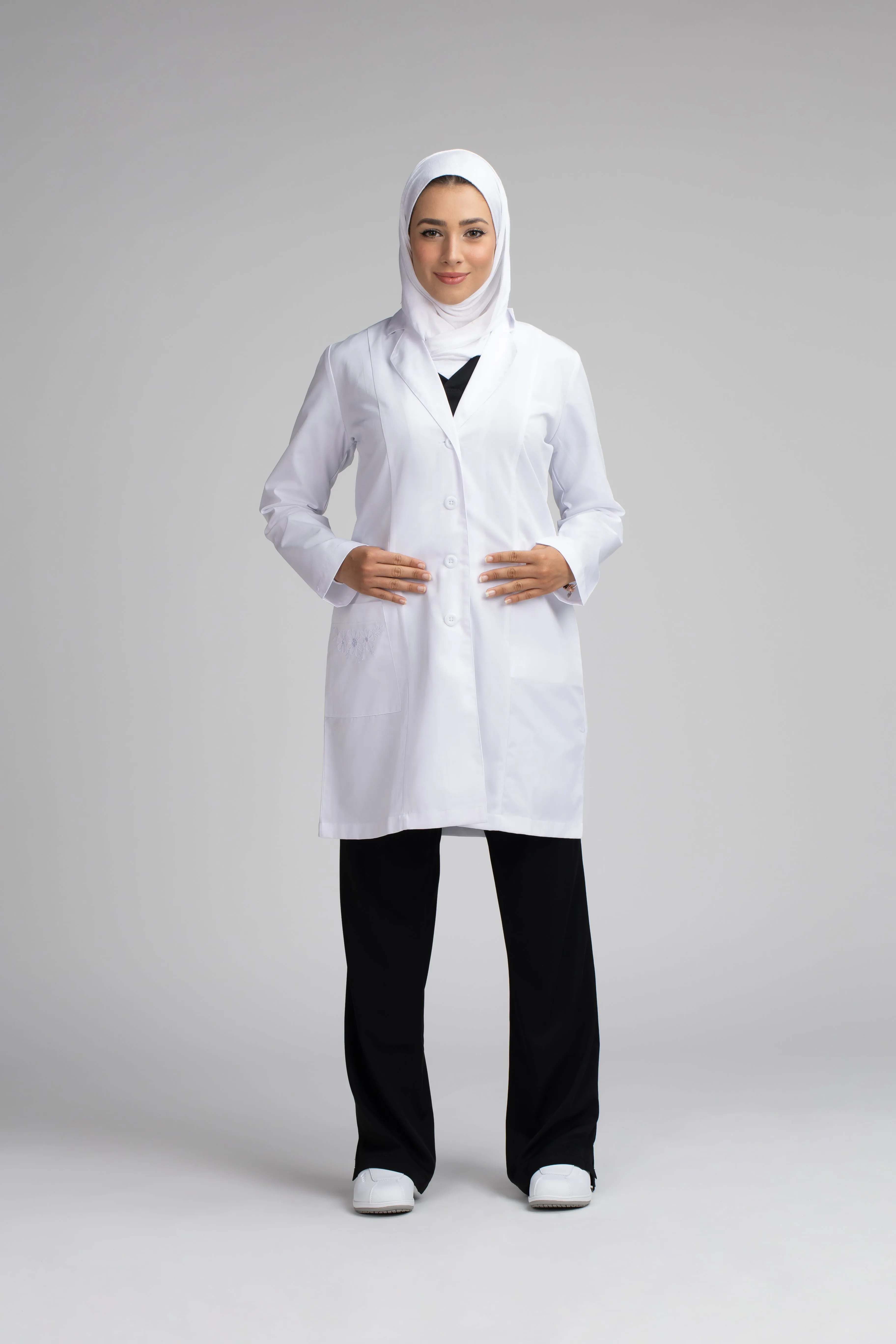 Narjes Women's Embroidered Labcoat