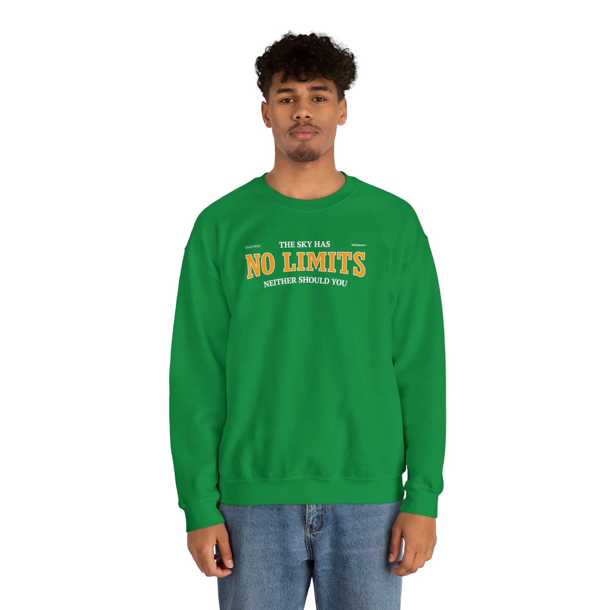 No Limits - Relaxed Fit Crewneck Sweatshirt