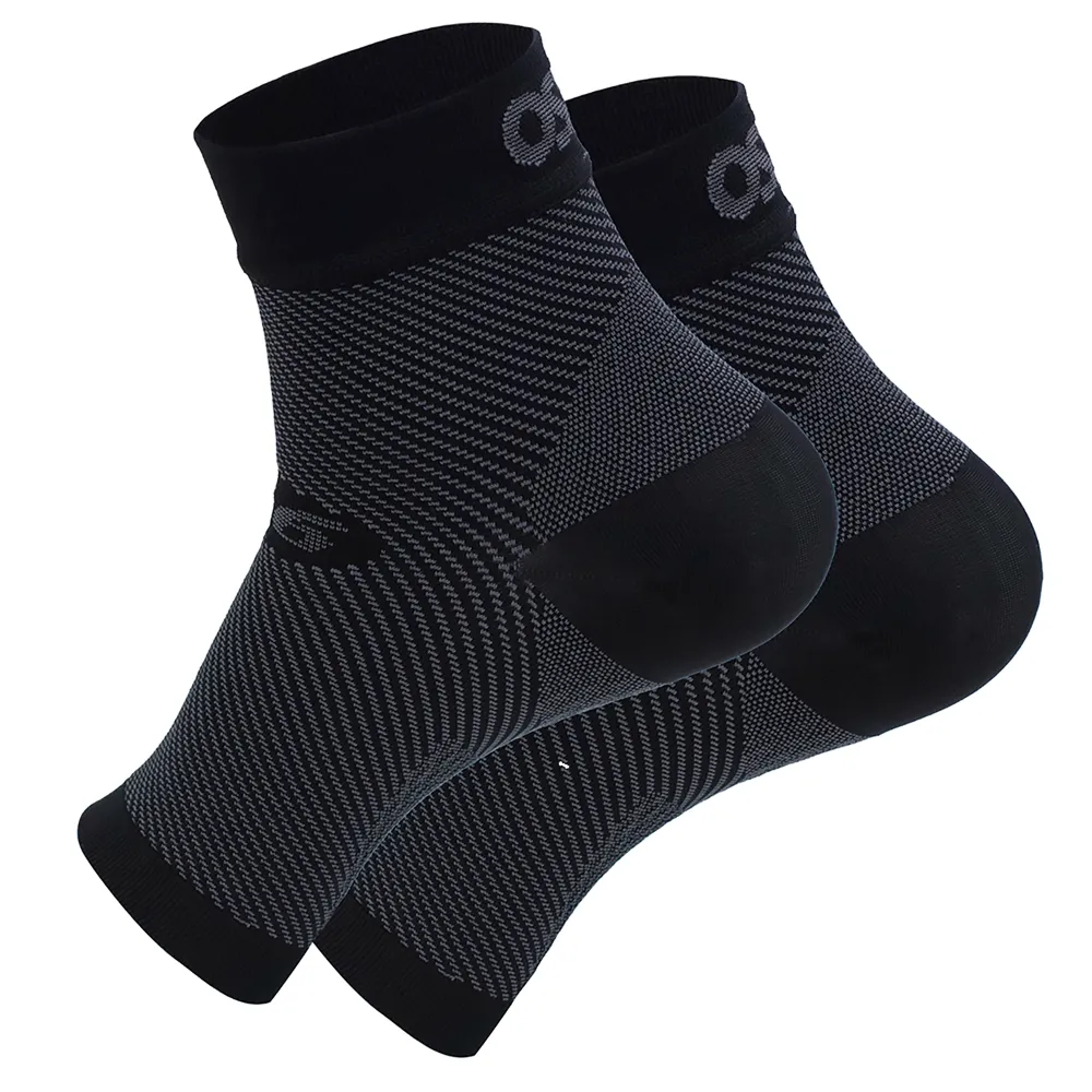 OS1st Unisex Performance Foot Ortho Sleeve For Plantar Fasciitis Black