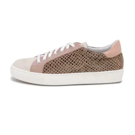 Pienza - Blush Python Sneaker