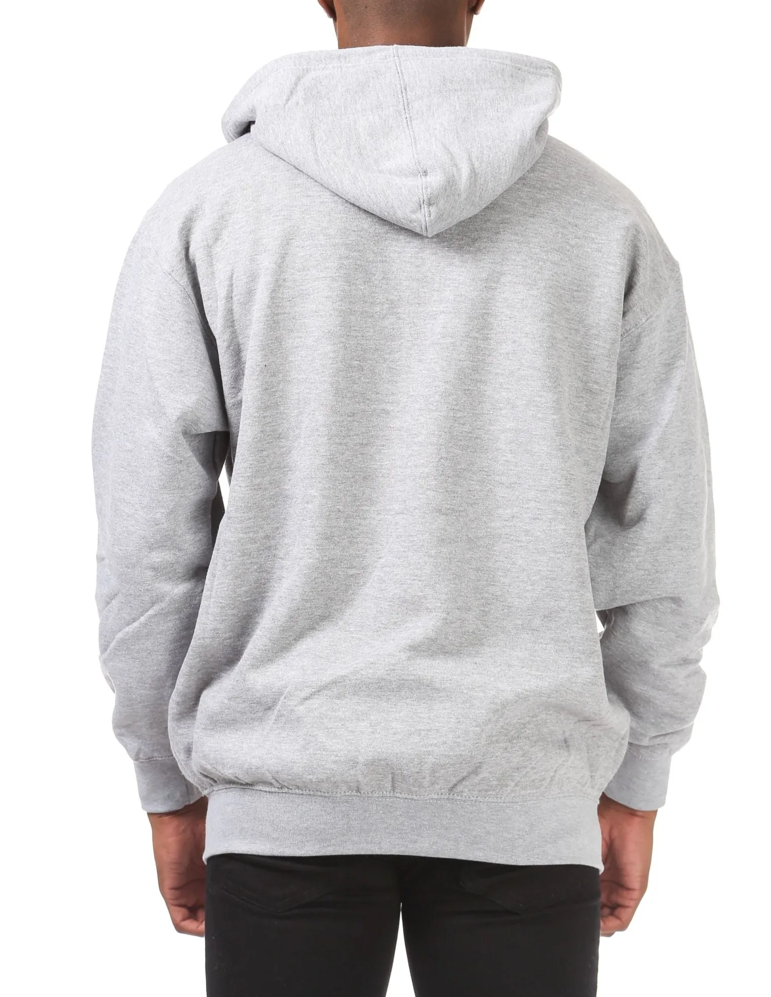 Pro Club Comfort Full Zip Heather Grey Hoodie