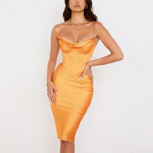 Satin Summer Dress