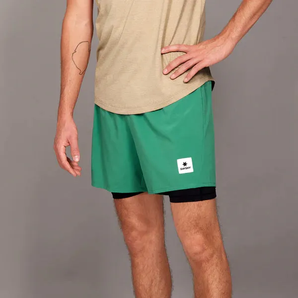 Saysky | Pace 2-in-1 Shorts | Heren | Green