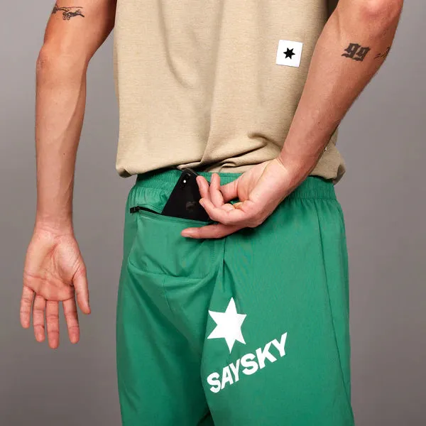 Saysky | Pace 2-in-1 Shorts | Heren | Green