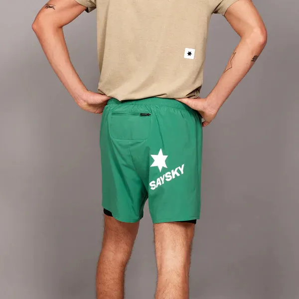 Saysky | Pace 2-in-1 Shorts | Heren | Green