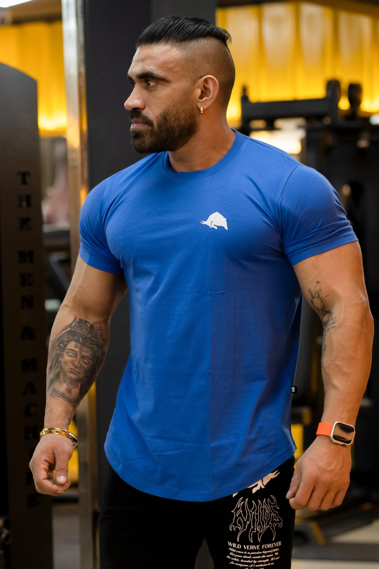 Signature Bull Athletic T-shirt (Royal Blue)