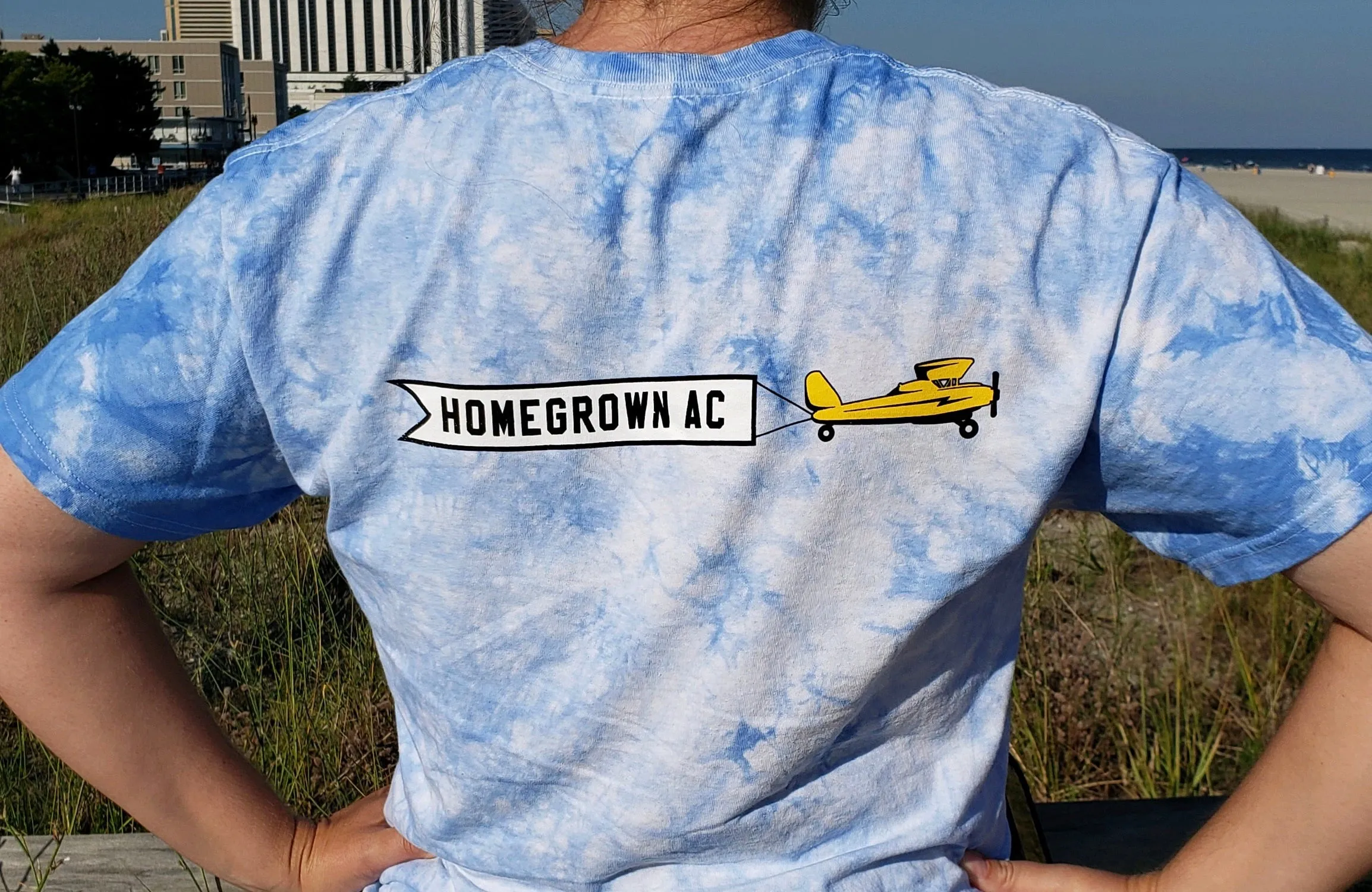 Sky-Dye Banner Plane Tee