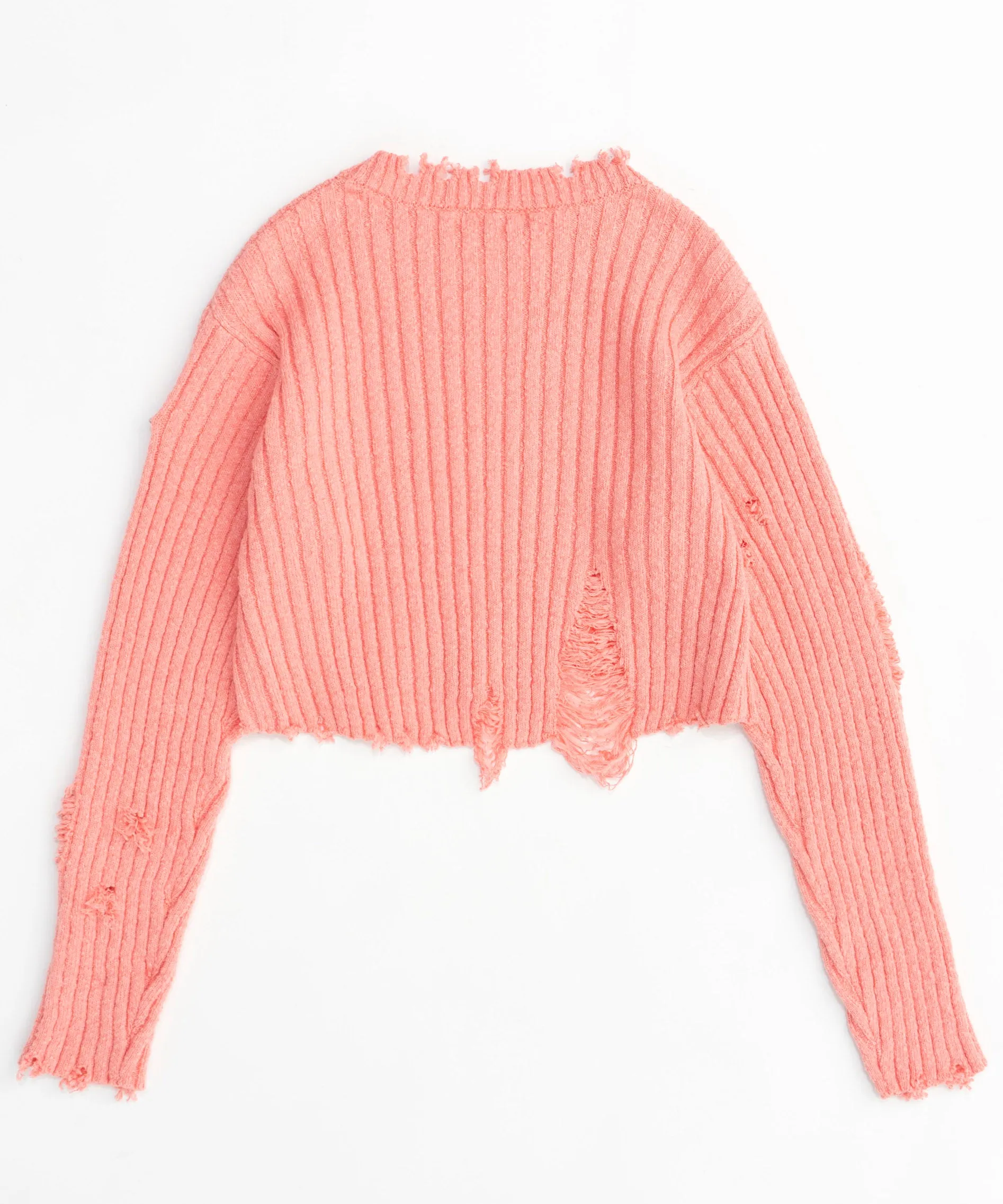 Slab Distressed Effect Knitwear