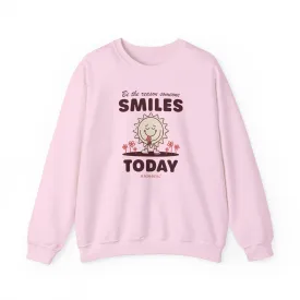 Smiles - Relaxed Fit Crewneck Sweatshirt