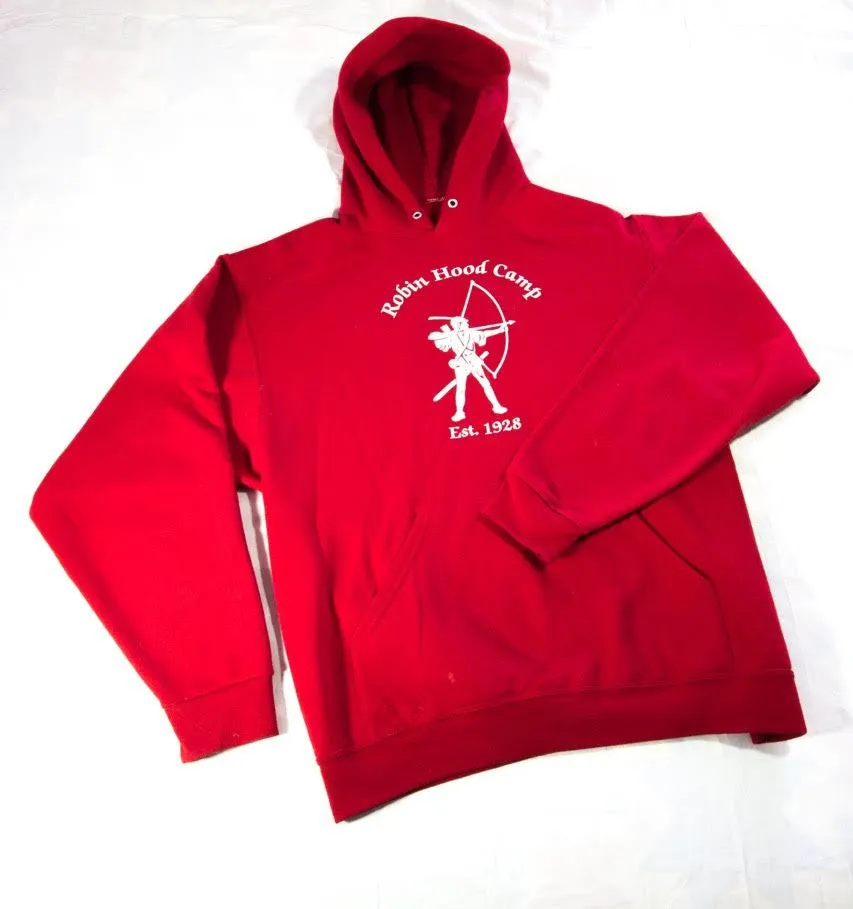 Staff 5 Year Lifer Red Hooded Sweatshirt