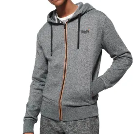 Superdry Orange Label Urban Zip Hoodie - Anvil Charcoal Grindle