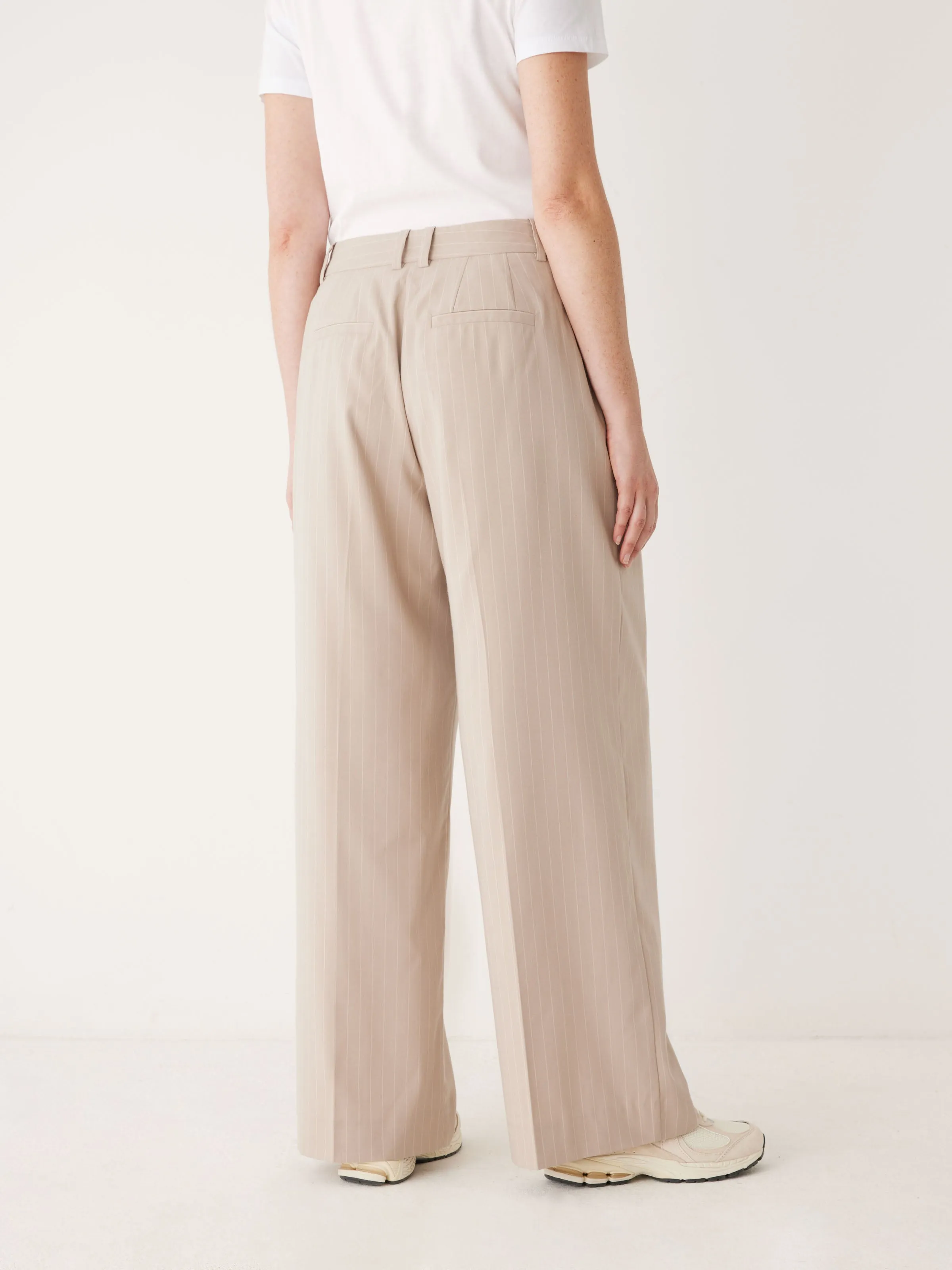 The Emma Ultra Wide Leg Pant in Oxford Tan