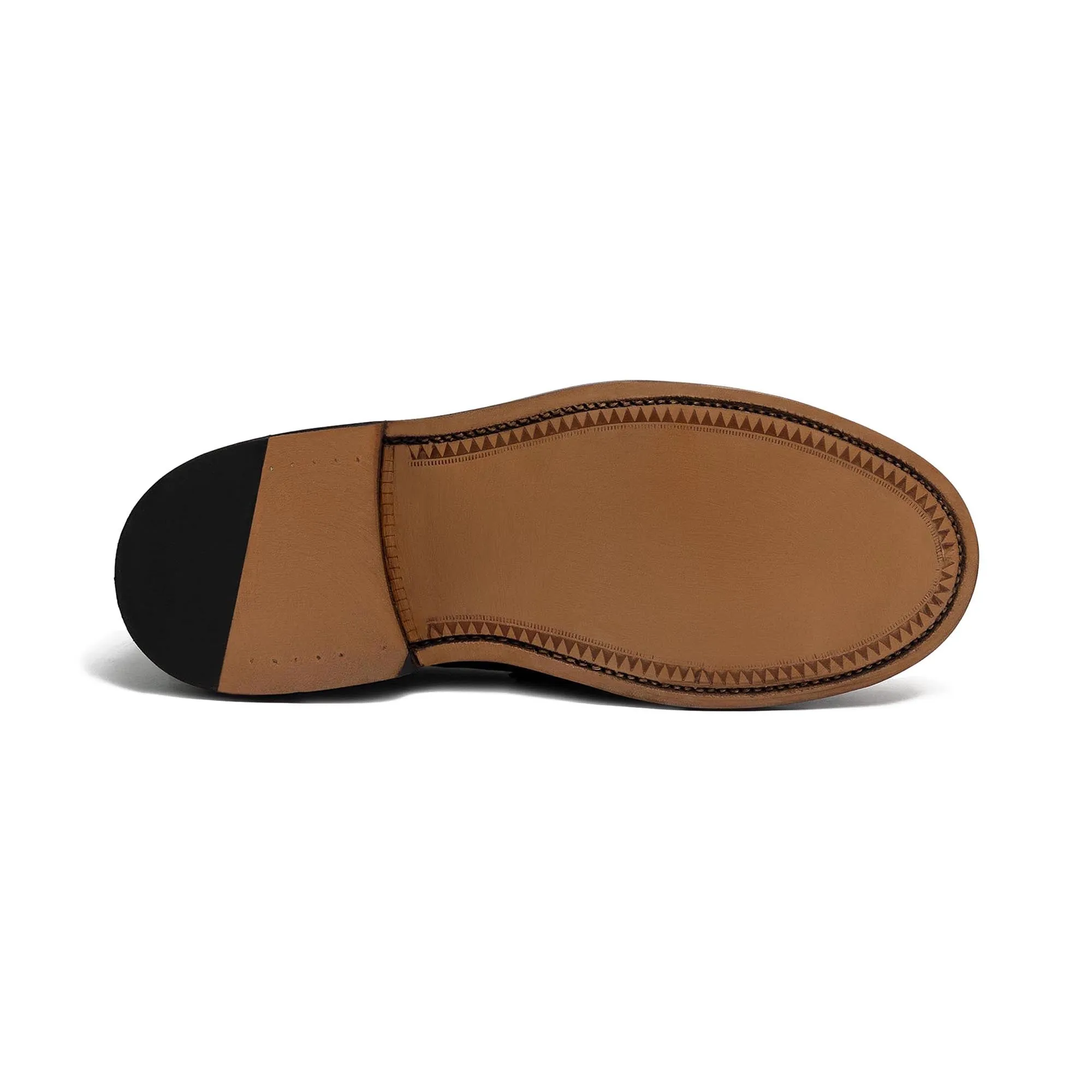 The Mason Horse Bit Loafer, Walnut Croc