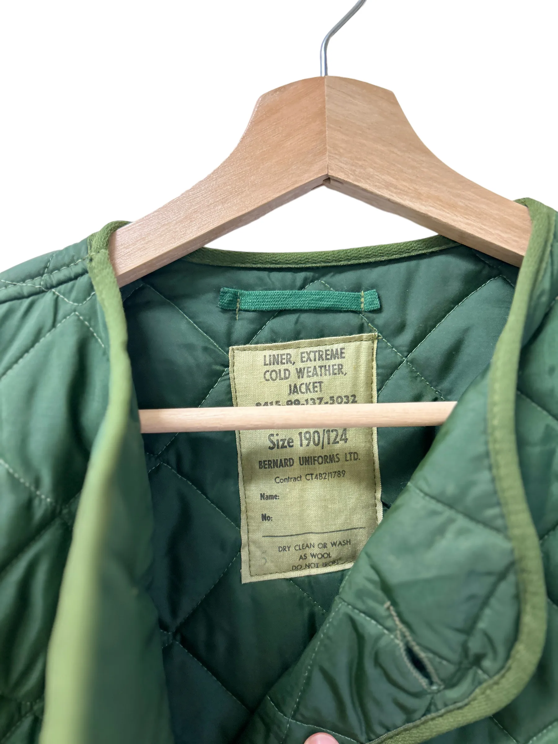 Vintage Military Nylon Liner Jacket-