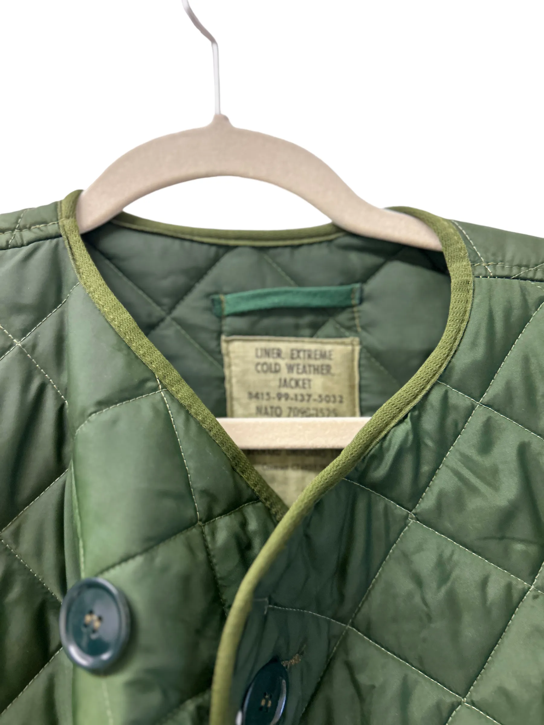 Vintage Military Nylon Liner Jacket-