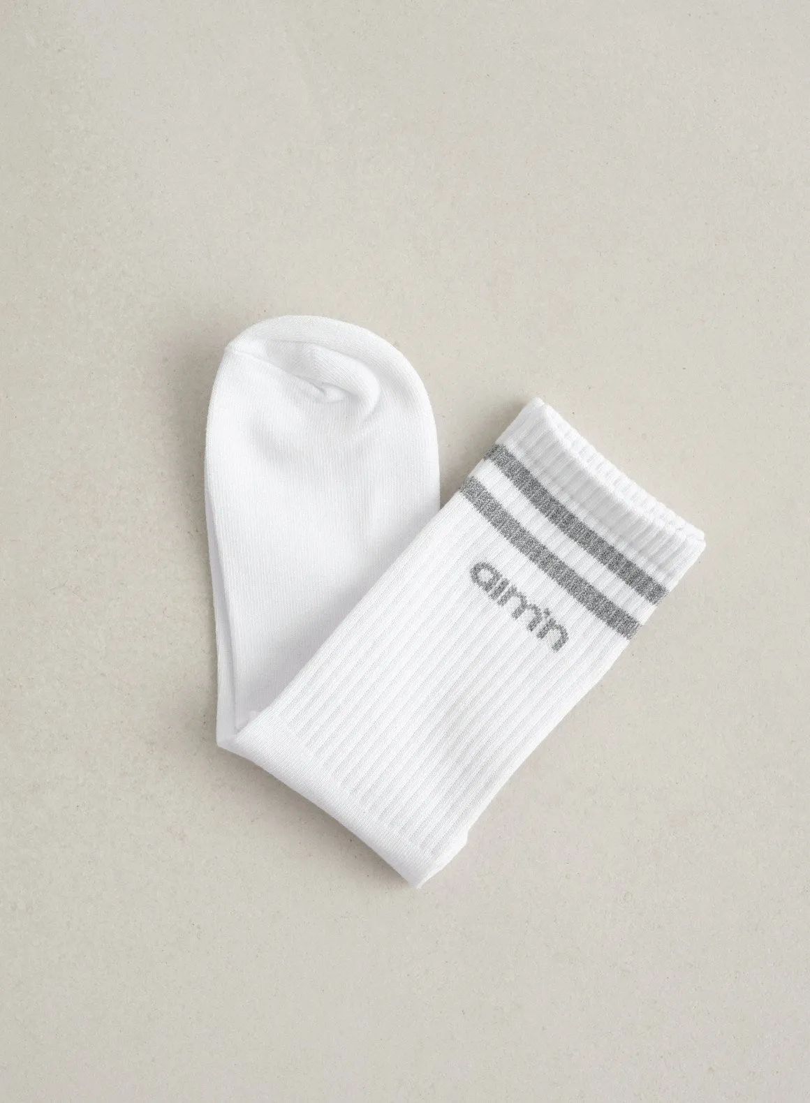 White Reflective Aim High Socks