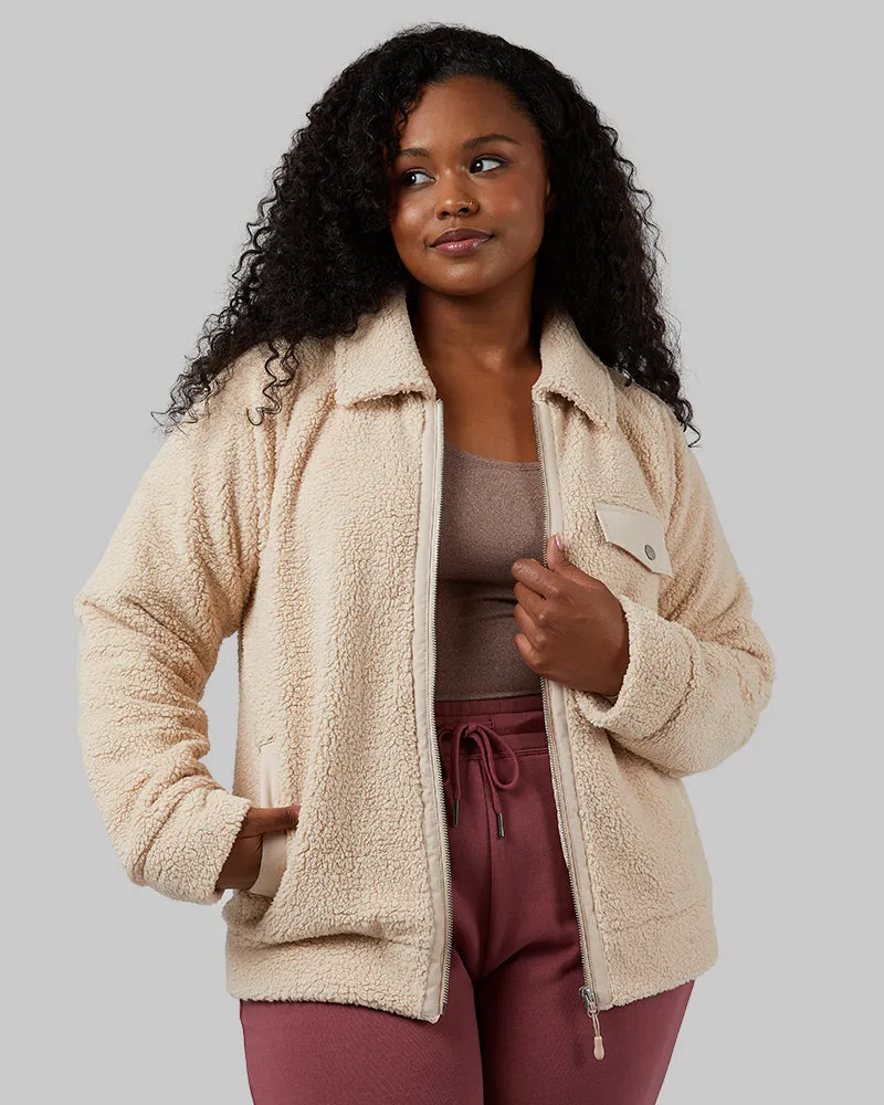 WOMEN'S TEDDY SHERPA JACKET